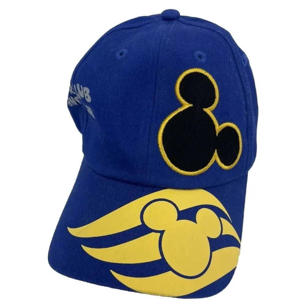 DISNEY Mickey Mouse OCEANEER CLUB Embroidered Strapback Adult Baseball Cap Hat‎